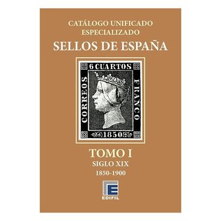 Edifil Sellos de España Tomo I Siglo XIX 1850-1900