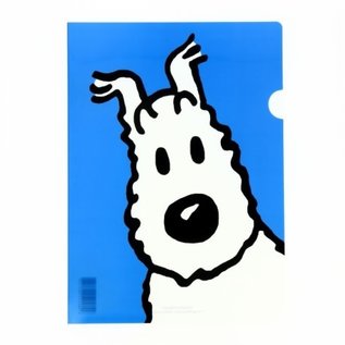 moulinsart Tintin L-shape A4 Plastic Folder Snowy blue