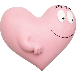 Plastoy Barbapapa magneet Barbapapa roze hart