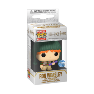Funko Pocket Pop! Keychain Harry Potter Holiday - Ron Weasley