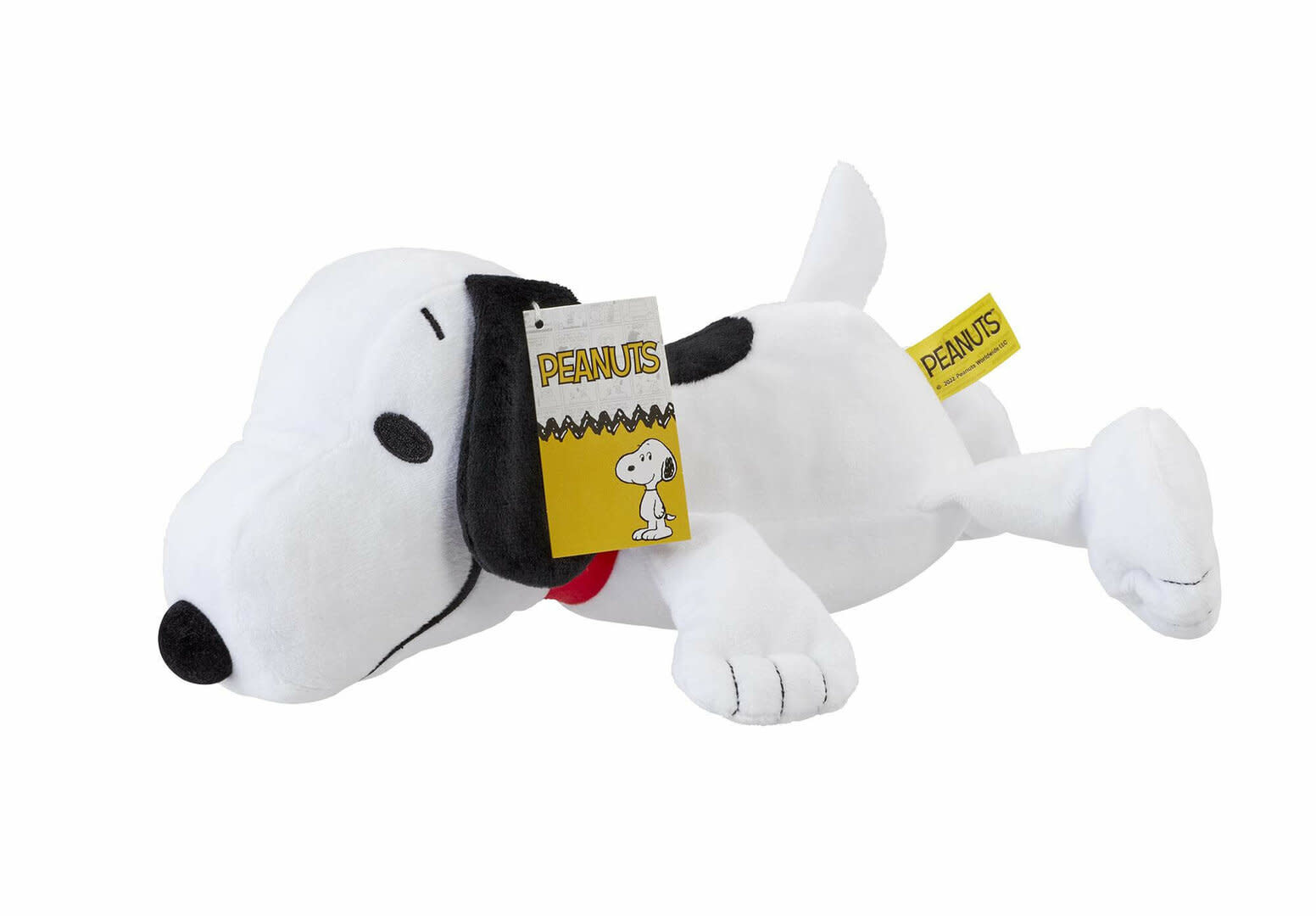 Vaarwel Te bioscoop Rainbow Peanuts - Snoopy liggend knuffel 25 cm - collectura