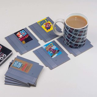 Paladone Nintendo NES Cartridge Coasters - 8 verschillende video game onderzetters