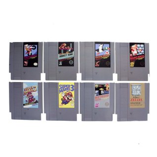 Paladone Nintendo NES Cartridge Coasters - 8 verschiedene Video Game Untersetzer