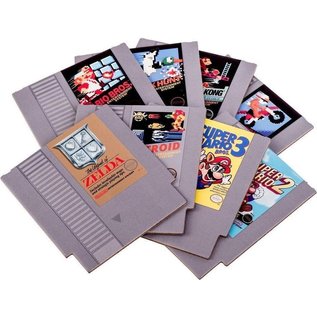 Paladone Nintendo NES Cartridge Coasters - 8 different video game coasters