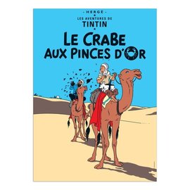 moulinsart Tintin poster - The Crab with the Golden Claws - 50 x 70 cm
