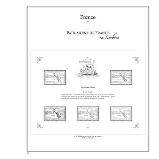 Yvert & Tellier Patrimoine de France en Timbres SC - 2021