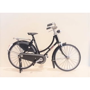 Toys Amsterdam Model bicycle - ladies black or red scale model 1:10