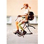 modern times Pippi Langkous postkaart - Pippi fietst
