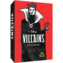 Chronicle Books Disney Villains Postcard Box - 100 Collectible Postcards