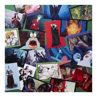 Chronicle Books Disney Villains Postcard Box - 100 Collectible Postcards