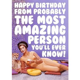 Dean Morris Greeting card - Fabulous! - Happy Birthday from probably the most amazing person you'll ever know!