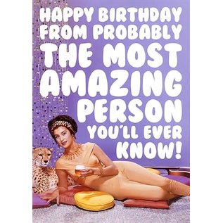 Dean Morris Greeting card - Fabulous! - Happy Birthday from probably the most amazing person you'll ever know!