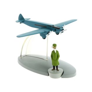moulinsart Tintin Flugzeug - Das graue dreimotorige Flugzeug aus König Ottokars Zepter