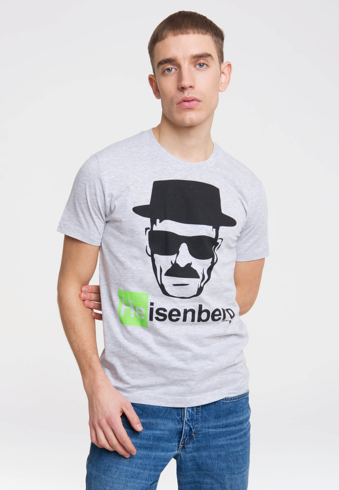 T-shirt Breaking Bad Heisenberg - Licence Officielle - Coupe Classique, Coton Léger - Pour Fans De La Série