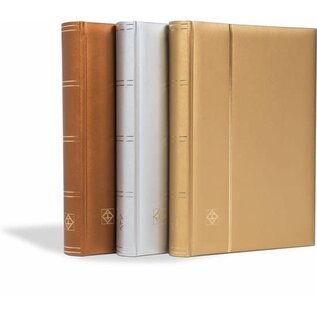 Leuchtturm stockbook for stamps  Comfort Metallic Edition