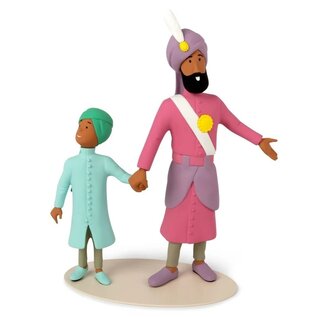 moulinsart Musée Imaginaire Tintin - Statue Maharadschah und sein Sohn