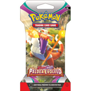 The Pokemon Company Pokémon Scarlet & Violet Paldea Evolved sleeved boosterpack