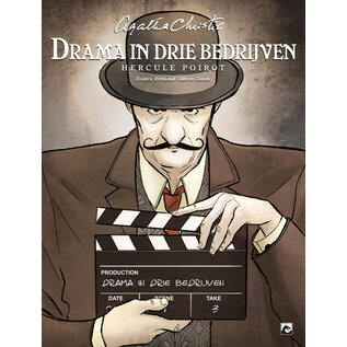 Dark Dragon Books Agatha Christie stripboek - Hercule Poirot - Drama in drie bedrijven