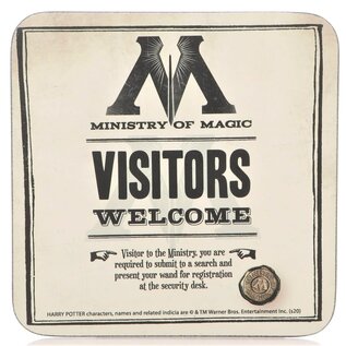 Half Moon Bay Harry Potter - coaster - Ministry of Magic - Visitors Welcome