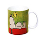 Logoshirt Peanuts Kaffeebecher - Tasse Snoopy mit Woodstock