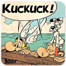 Logoshirt Asterix - coaster - Kuckuck!