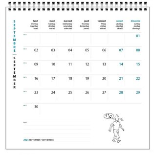 moulinsart Tim und Struppi Kalender 2024