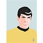 Nobis Design Pop Art New Generation Postkarte - Commander Spock - Star Trek