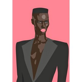 Nobis Design Pop Art New Generation postkaart - Grace Jones