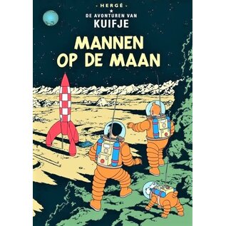 moulinsart Kuifje postkaart - Mannen op de Maan