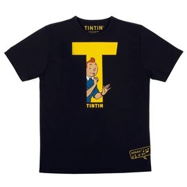 moulinsart Tim und Struppi T-shirt Tintin T schwarz