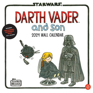 Chronicle Books Star Wars Darth Vader and son 2024 Wall Calendar