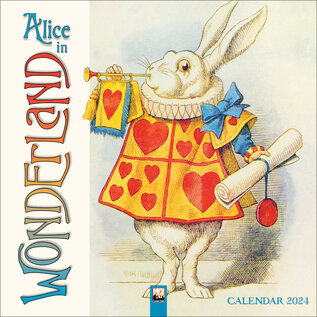 Flame Tree Publishing Alice in Wonderland 2024 Calendar