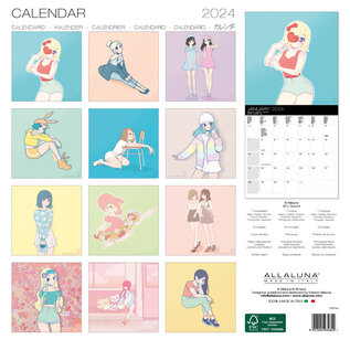 Allaluna Manga Girls Calendar 2024 Kalender