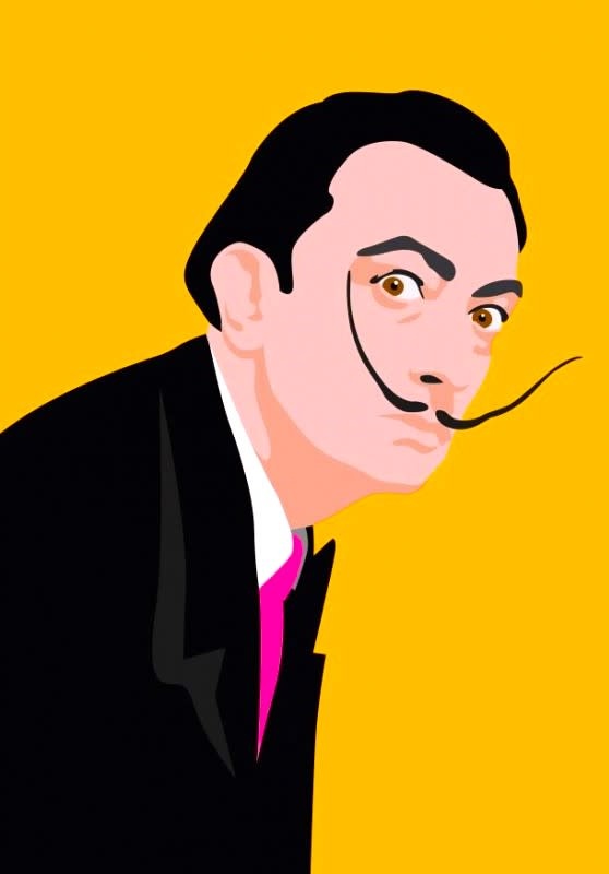 Pop Art New Generation postcard - Salvador Dali - collectura