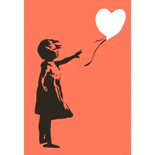 Nobis Design Museum Art Postkarte – Banksy  - Girl with Balloon