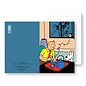 moulinsart Tintin notebook small - Tintin drinks his tea