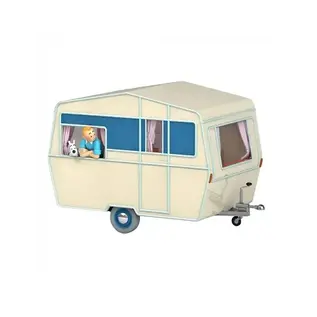moulinsart Tintin car 1:24 #51 The Caravan of the Tourists