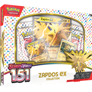 The Pokemon Company Pokémon Scarlet & Violet 151 Zapdos EX Collection