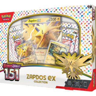 The Pokemon Company Pokémon Scarlet & Violet 151 Zapdos EX Collection