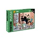moulinsart Tintin puzzle - The Revolving Door Fall - 1000 pieces & including poster
