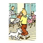 moulinsart Tintin L-shape A4 Plastic Folder Tintin and Snowy on a walk
