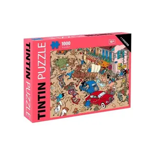 moulinsart Tintin Puzzle Unfall vor Ort - 1000 Teile