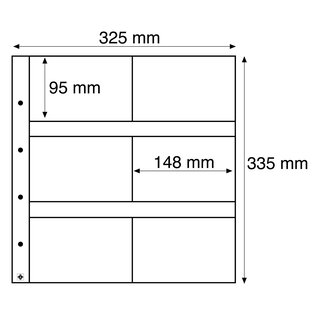 Leuchtturm Kunststoffhüllen Maximum für Postkarten & Bögen