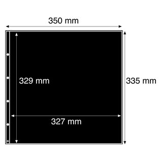 Leuchtturm Kunststoffhüllen Maximum für Postkarten & Bögen