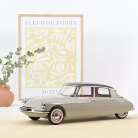 Norev Citroën DS 19 1959 Grey Rosé & Aubergine 1:12