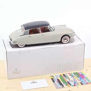 Norev Citroën DS 19 1959 Grey Rosé & Aubergine 1:12