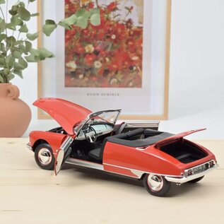 Norev Citroën DS 19 Convertible 1961 Coral Red 1:18