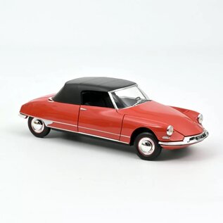 Norev Citroën DS 19 Convertible 1961 Coral Red 1:18