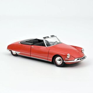 Norev Citroën DS 19 Convertible 1961 Coral Red 1:18