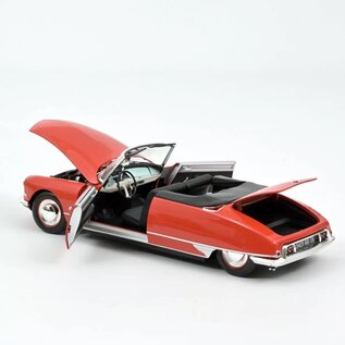 Norev Citroën DS 19 Convertible 1961 Coral Red 1:18